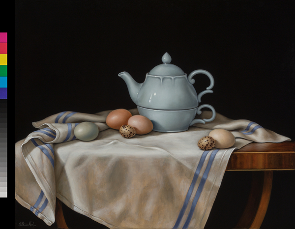 Still Life with Quail Eggs à Catherine  Abel