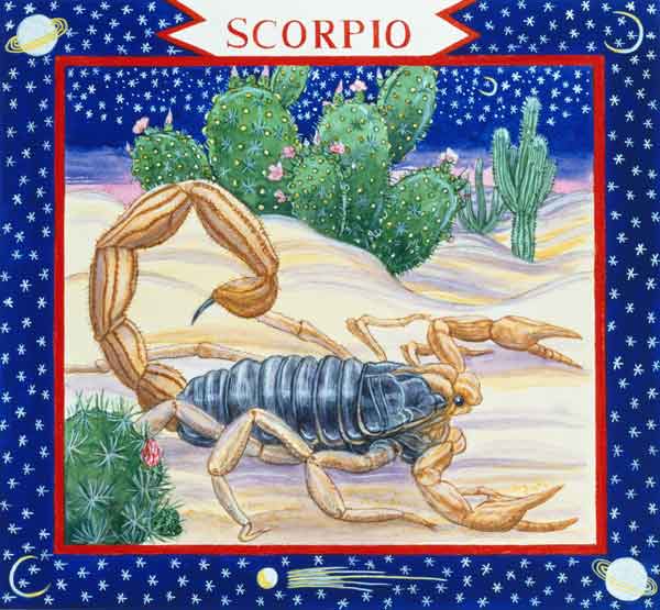 Scorpio (w/c on paper)  à Catherine  Bradbury