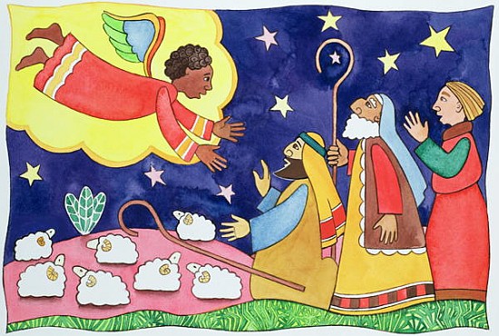 Annunciation to the Shepherds  à Cathy  Baxter