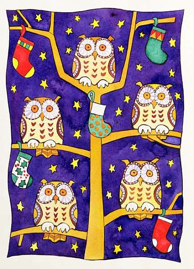 Five Wise Owls  à Cathy  Baxter