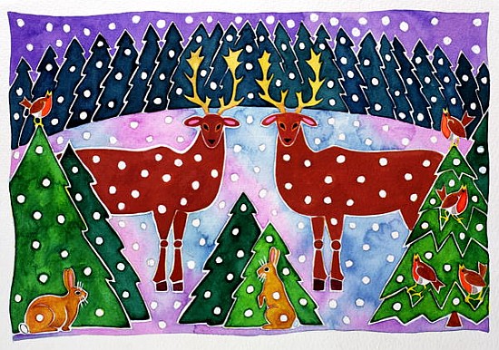 Reindeer and Rabbits  à Cathy  Baxter