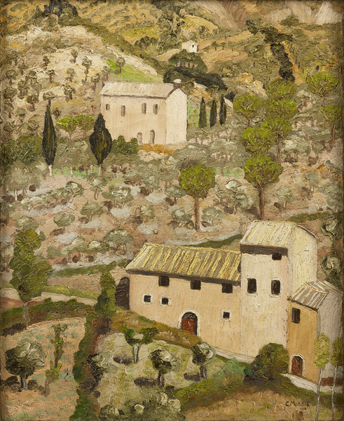 An Italian Landscape à Cedric Morris