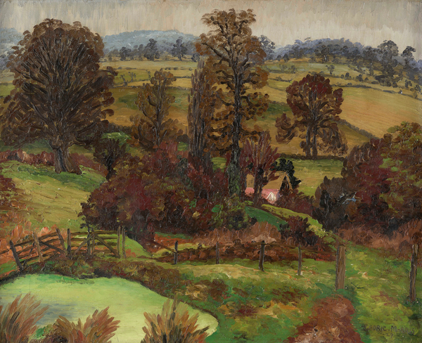 Autumn Landscape, Suffolk à Cedric Morris