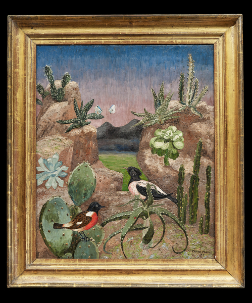 Birds and Cacti à Cedric Morris