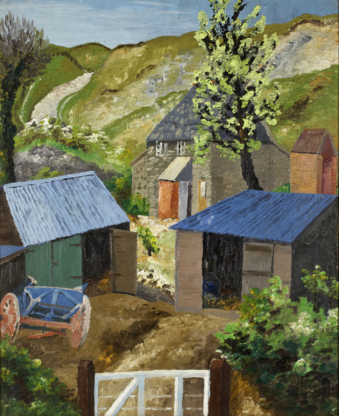 The Farmyard, Dorset à Cedric Morris