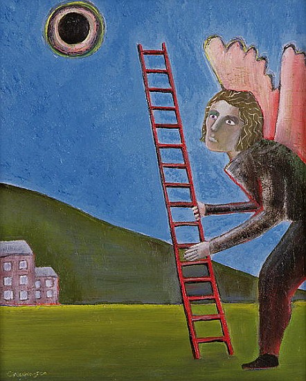 The Rise of Icarus, 1989 (oil on canvas)  à Celia  Washington