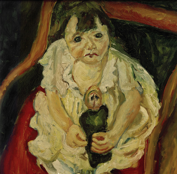 The Little Girl with a Doll à Chaim Soutine