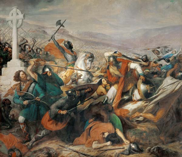 The Battle of Poitiers, 25th October 732 à Charles Auguste Steuben