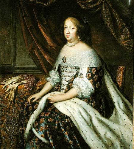 Portrait of Anne of Austria (1601-66) Queen of France à Charles Beaubrun