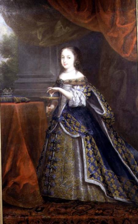 Portrait of Henrietta Anne (Minette), Duchess of Orleans (1644-70), daughter of King Charles I of En à Charles Beaubrun