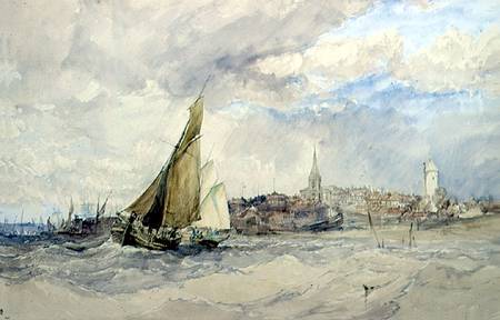 Harwich, from the Sea à Charles Bentley