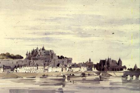 View of Amboise, France à Charles Claude Pyne