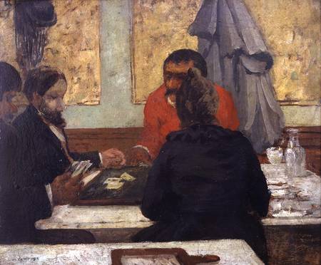 Card Players à Charles Cottet