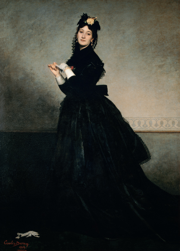 La dame avec le gant (madame Carolus-Duran) à Charles Durant