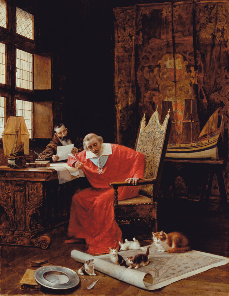 The Cardinal's Leisure à Charles Edouard Delort
