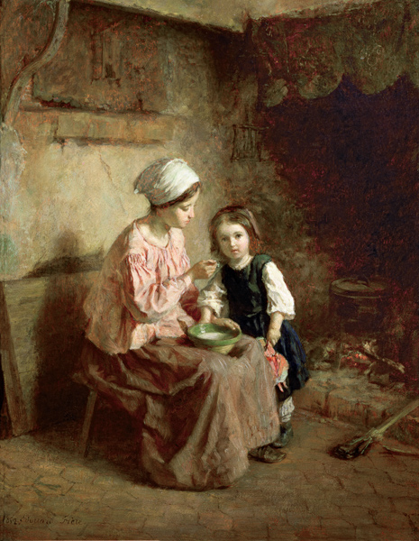 Supper Time à Charles Edouard Frere