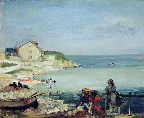 Beach Scene, Swanage (oil on canvas) à Charles Edward Conder