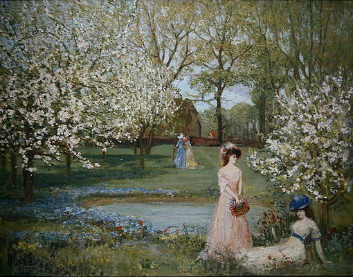 The Howe in Spring (oil on canvas) à Charles Edward Conder