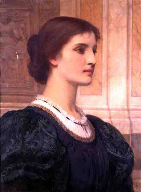 Portrait of Kate Dickens, wife of the artist à Charles Edward Perugini