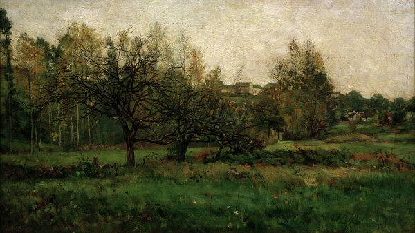 C.F.Daubigny, Orchard in autumn à Charles-François Daubigny