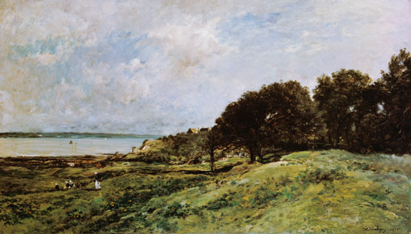 The Coast of Villerville à Charles-François Daubigny