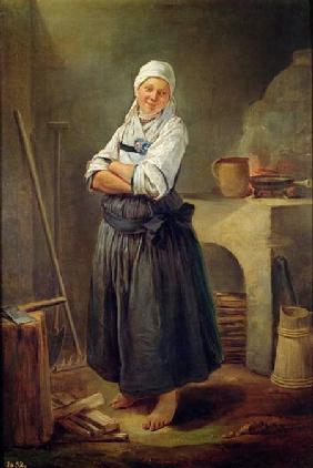 A Saxon Villager in her Kitchen