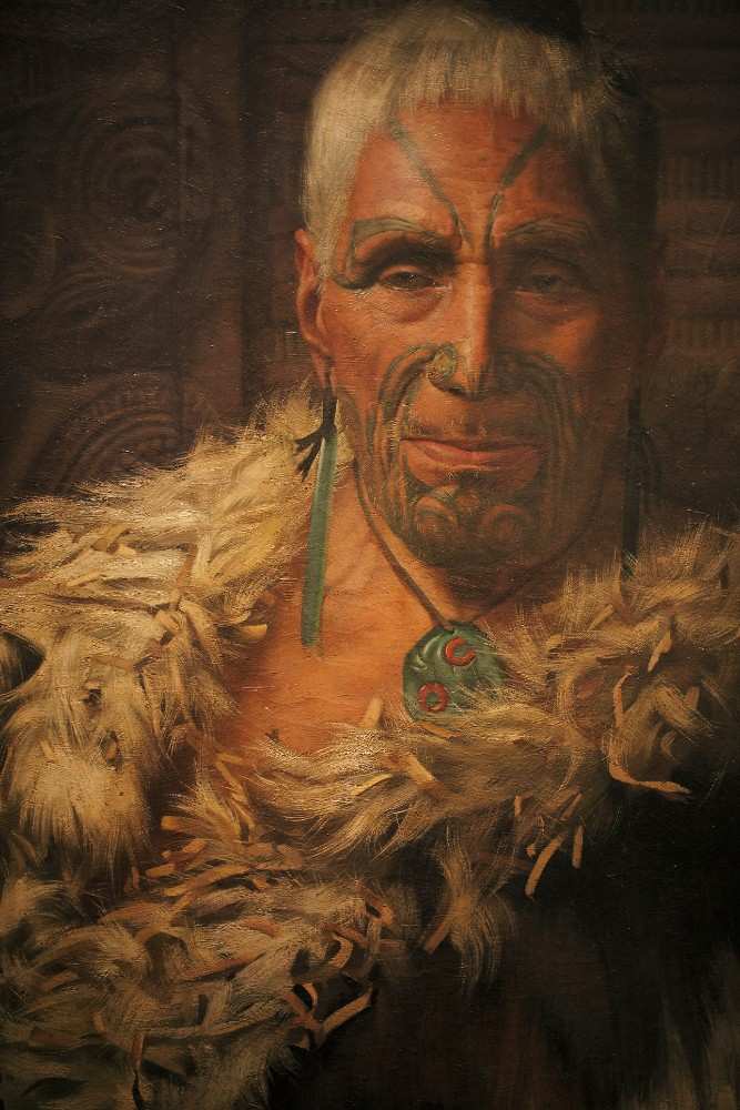 Perema Te Pahau, the Bone Scraper à Charles Frederick Goldie