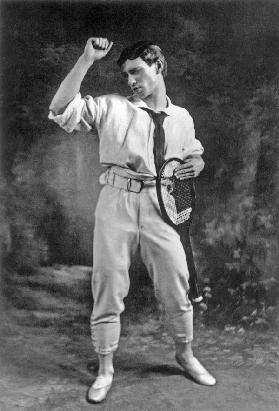 Vaslav Nijinsky in the Ballet Jeux by Claude Debussy