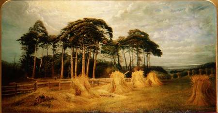 Sheaves of Wheat after the Harvest à Charles Henry Passey