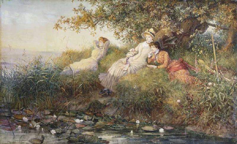 Die Phaiaken (Illustration zu Alfred Tennysons Gedicht 'The Lotus-Eaters') à Charles J. Staniland