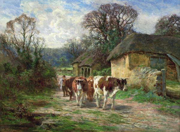 By the Barn à Charles James Adams