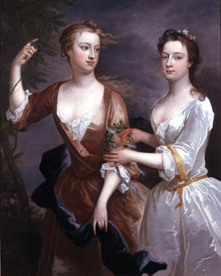 Martha and Theresa Blount à Charles Jervas