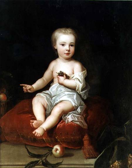 Portrait of Holles St. John (1710-38), youngest son of Henry, 1st Viscount St. John, as a child à Charles Jervas