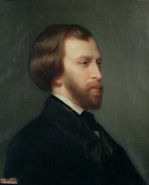 Portrait of Alfred de Musset (1810-57) à Charles Landelle