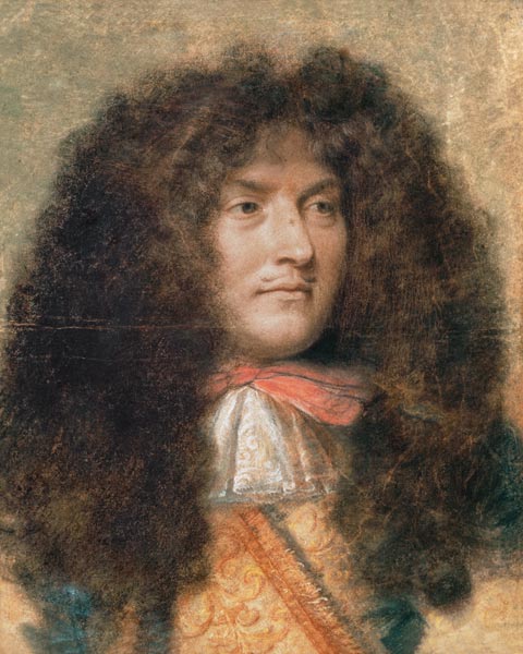 Portrait of Louis XIV (1638-1715) King of France à Charles Le Brun