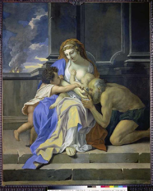 allégorie des amours prochains (Charité) à Charles Le Brun