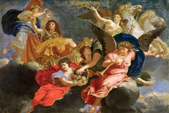 Apotheosis of King Louis XIV of France à Charles Le Brun