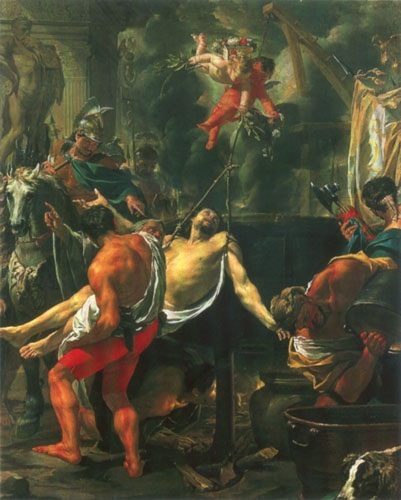 Le martyre Saint Jean Porta du Latina à Charles Le Brun