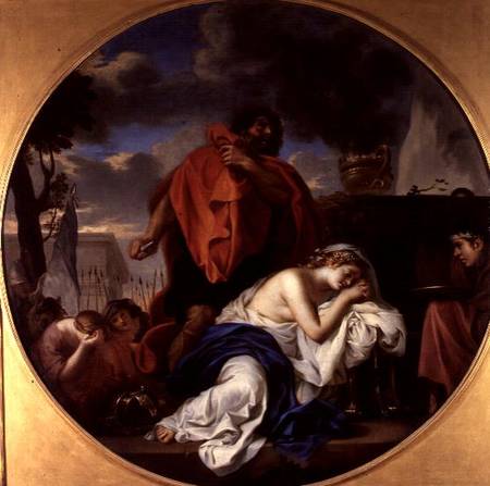 The Sacrifice of Jephthah à Charles Le Brun