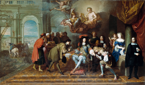 Louis XIV. reçoit un émissaire à Charles Le Brun (successeurs)
