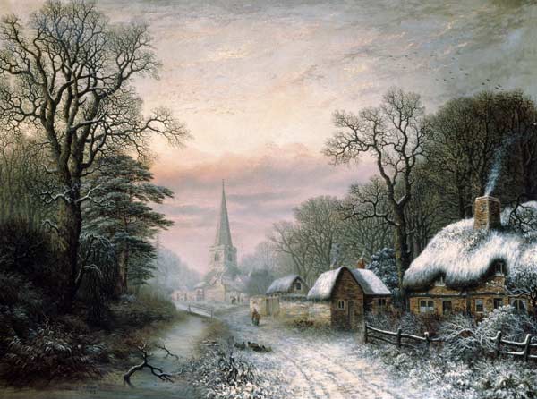 Winter landscape à Charles Leaver