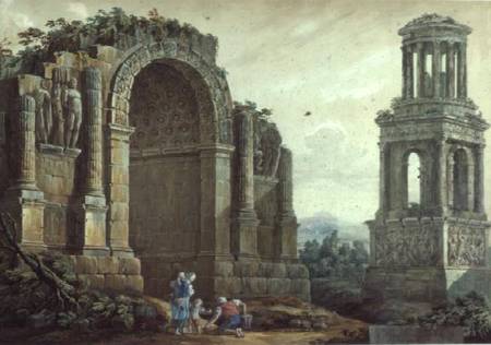 The Triumphal Arch at St.Remy à Charles Louis Clerisseau