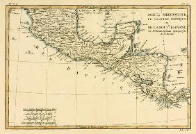 Southern Mexico, from 'Atlas de Toutes les Parties Connues du Globe Terrestre' by Guillaume Raynal (