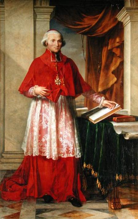 Portrait of Cardinal Joseph Fesch (1763-1839) à Charles Meynier
