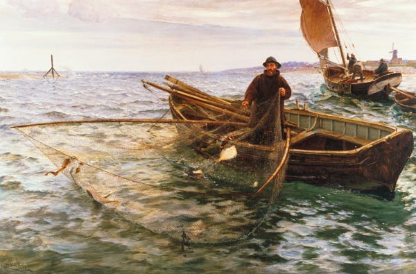 The Fisherman à Charles Napier Hemy