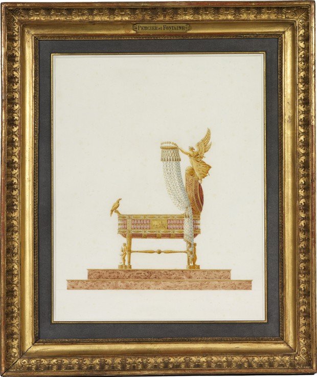 Design of the Bassinet for His Majesty the King of Rome à Charles Percier
