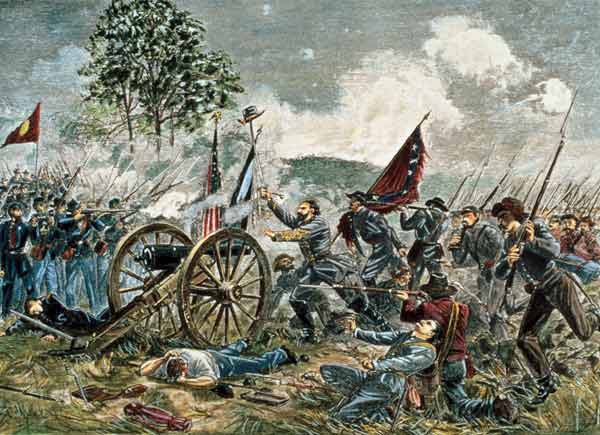 Pickett's Charge Battle of Gettysburg in 1863 à Charles Prosper Sainton