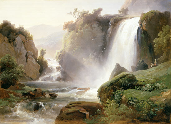 Les chutes d'eau des Tivoli à Charles Rémond