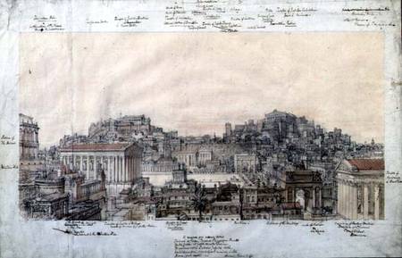 The Reconstruction of Ancient Rome at the Time of the Antonines à Charles Robert Cockerell