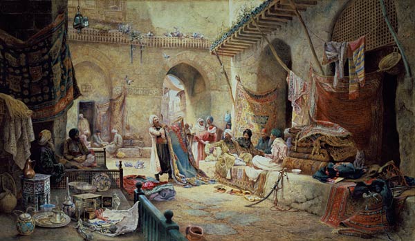 Carpet Bazaar, Cairo à Charles Robertson